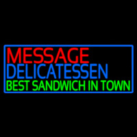 Custom Delicatessen Neon Skilt