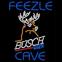 Custom Feezle Cave Busch Beer Mountain Buck Neon Skilt