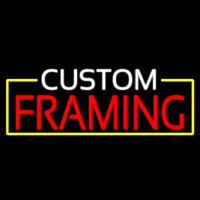 Custom Framing Neon Skilt