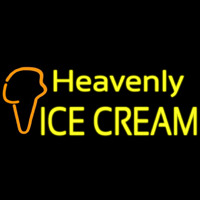 Custom Heavenly Ice Cream Cone Neon Skilt