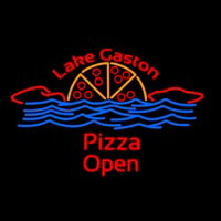 Custom Lake Gaston Pizza Open Neon Skilt