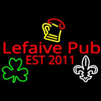 Custom Lefaive Pub Est 2011 Neon Skilt