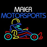 Custom Maier Motorspots Go Kart Neon Skilt