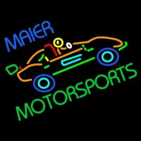 Custom Maier Motorspots Go Kart Neon Skilt