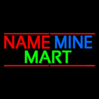 Custom Mini Mart Neon Skilt