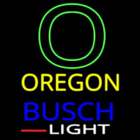Custom Oregon Wings With Busch Light Real Neon Glass Tube Neon Skilt