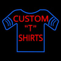 Custom T Shirt Neon Skilt