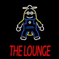 Custom The Lounge Neon Skilt