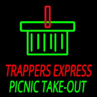 Custom Trappers E press Picnic Take Out Neon Skilt