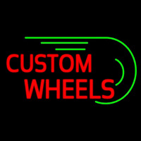 Custom Wheels Neon Skilt
