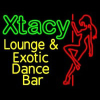 Custom Xtacy Lounge And Exotic Dance Bar Neon Skilt
