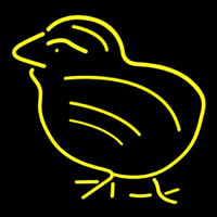 Cute Chick Neon Skilt