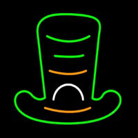 Cylinder Hat Neon Skilt