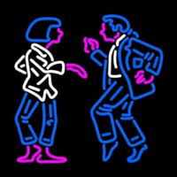 Dancing Couple Neon Skilt