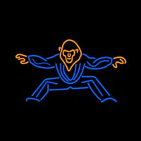 Dancing Guy Logo Neon Skilt