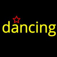 Dancing Star Neon Skilt