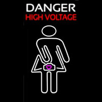 Danger High Voltage Neon Skilt