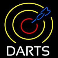 Dart Board Neon Skilt