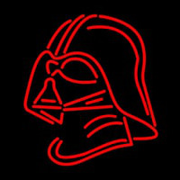 Darth Vader Helmet Star Wars Neon Skilt