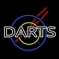 Darts Neon Skilt