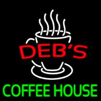 Debs Coffee House Neon Skilt