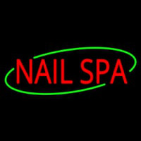 Deco Style Red Nails Spa Neon Skilt