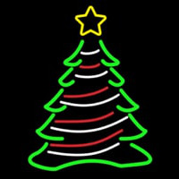 Decorative Christmas Tree Neon Skilt