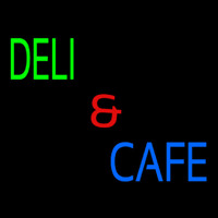 Deli And Cafe Neon Skilt