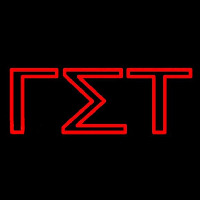 Delphic Fraternity Neon Skilt