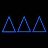 Delta Delta Delta Neon Skilt