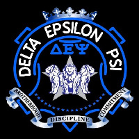 Delta Epsilon Psi Logo Neon Skilt