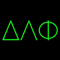 Delta Lambda Phi Neon Skilt