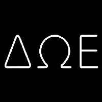 Delta Omega Epsilon Neon Skilt