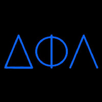 Delta Phi Lambda Neon Skilt