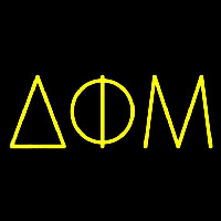 Delta Phi Mu Neon Skilt