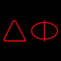 Delta Phi Neon Skilt