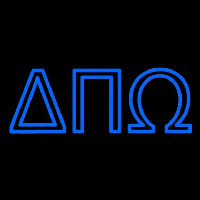 Delta Pi Omega Neon Skilt