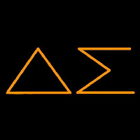 Delta Sigma Sorority Neon Skilt