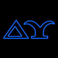 Delta Upsilon Neon Skilt