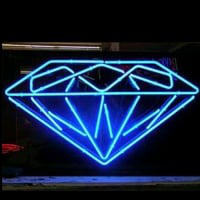 Diamond Butik Åben Neon Skilt