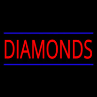 Diamonds Neon Skilt