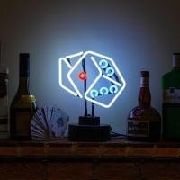 Dice Desktop Neon Skilt