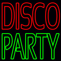 Disco Party 1 Neon Skilt