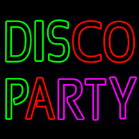 Disco Party Neon Skilt