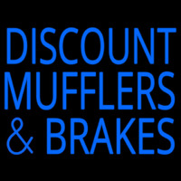 Discount Muflers And Brakes Neon Skilt