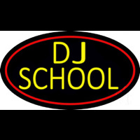 Dj School Neon Skilt