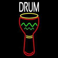 Djembe Drum 1 Neon Skilt
