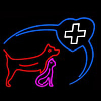 Dog And Cat Clinic Neon Skilt