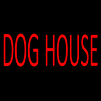 Dog House Block Neon Skilt