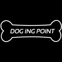 Dog Ing Point Neon Skilt